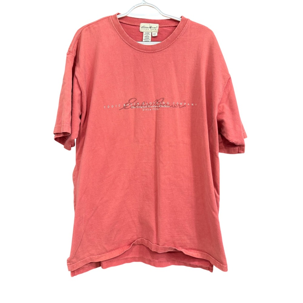 Eddie Bauer Clothing Company T-Shirt Mens Large Graphic Tee Outdoor Clothier